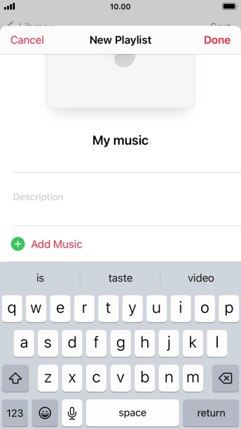 Press Add Music.