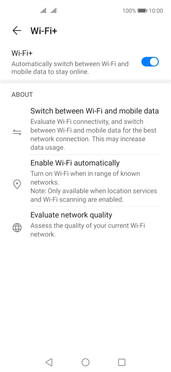 Press the Home key to return to the home screen. Press the Home key to return to the home screen.