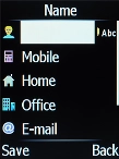 Select the field below 'Name' and key in the required name.