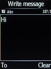 Press the Navigation key.