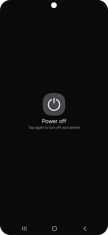 Press Power off.