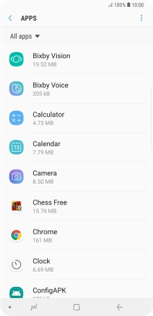 Press the Home key to return to the home screen.