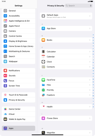 Press App Store.