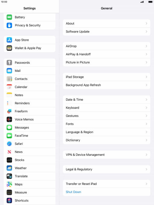 Press App Store.