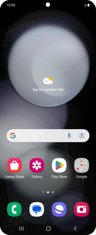Slide two fingers downwards starting from the top of the screen. Slide two fingers downwards starting from the top of the screen.