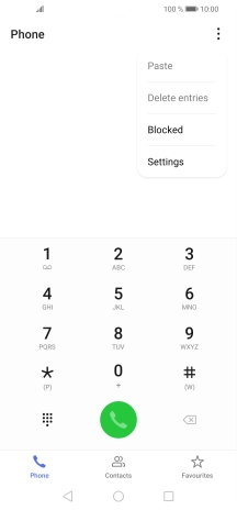 Press Settings.