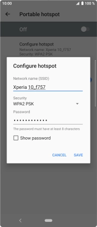 Press the drop down list below 'Security'.