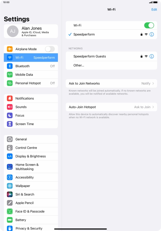 Slide your finger upwards starting from the bottom of the screen to return to the home screen.