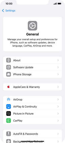 Press Software Update. If a new software version is available, it's displayed. Follow the instructions on the screen to update the phone software.