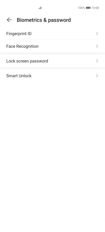 Press Fingerprint ID.