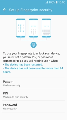 Press the required phone lock code and follow the instructions on the screen to create an additional phone lock code.