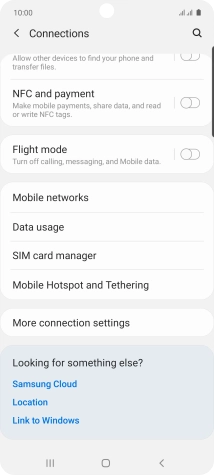 Press SIM card manager.