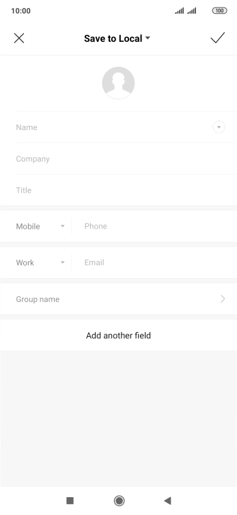 Press the address book drop down list.