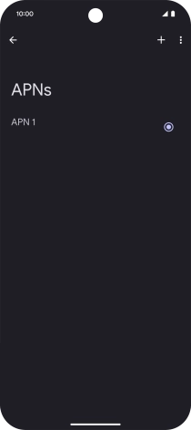 Press the add icon.
