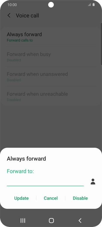 Press Disable.