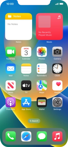 Press the phone icon.