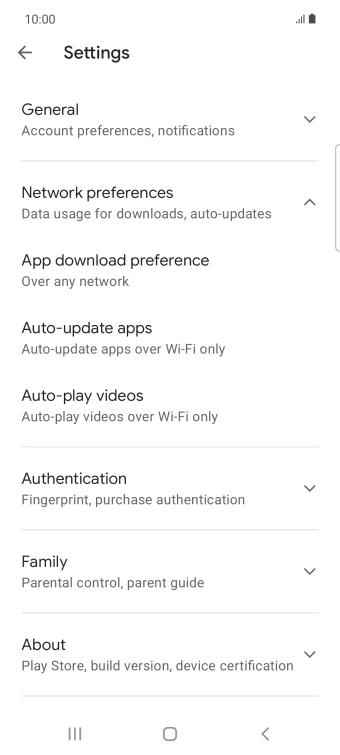 Press Auto-update apps. Press Auto-update apps.