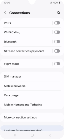 Press Bluetooth.