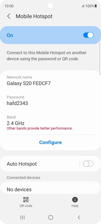 Press the Home key to return to the home screen.