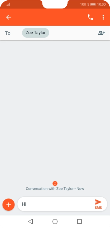 Press the attachment icon. Press the attachment icon.