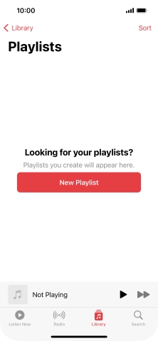 Press New Playlist.