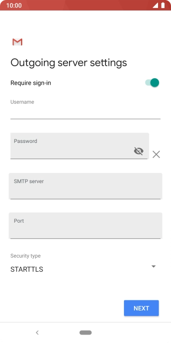 Press the indicator next to 'Require sign-in' to turn on the function.