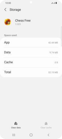 Press the Home key to return to the home screen.