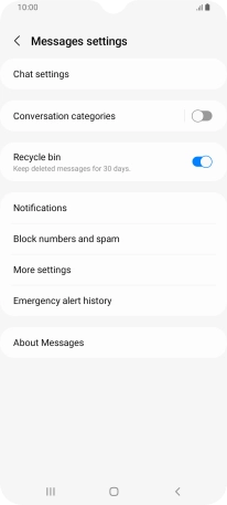 Press More settings.