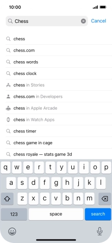 Press search.