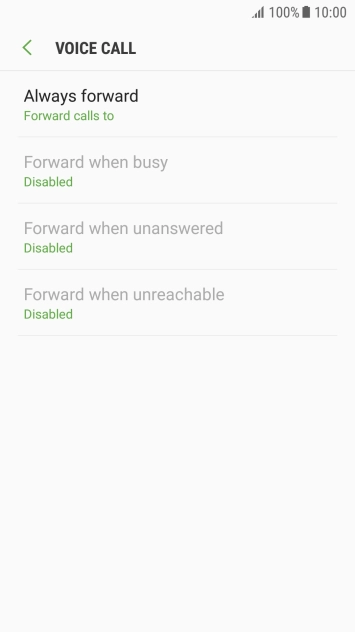 Press the Home key to return to the home screen.