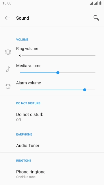 Press Phone ringtone.