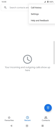 Press Settings.