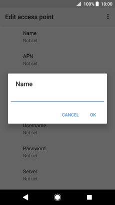Key in O2 UK MMS and press OK.