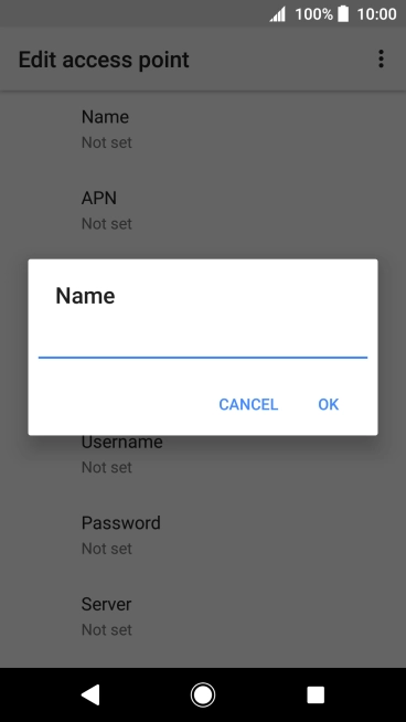 Key in O2 UK MMS and press OK.