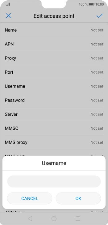 Key in o2wap and press OK. Key in o2wap and press OK.