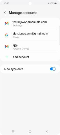 Press the Home key to return to the home screen.