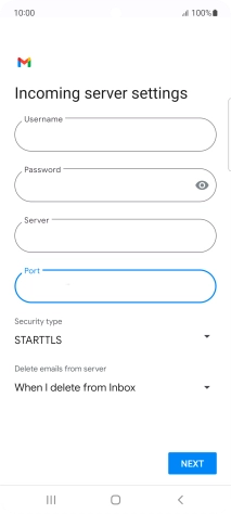 Press the drop down list below 'Security type'.