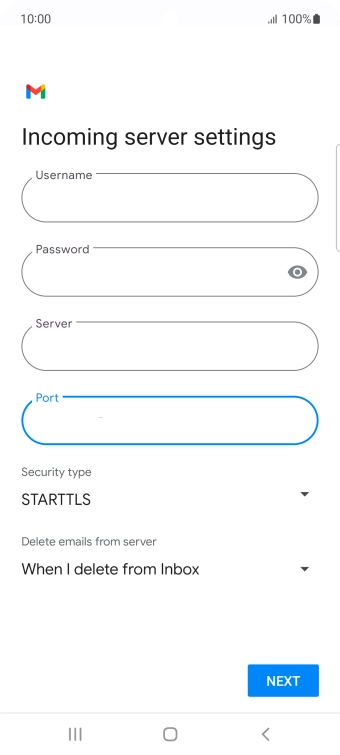 Press the drop down list below 'Security type'.
