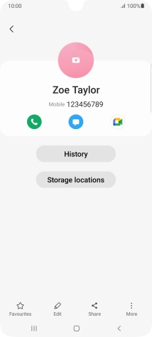 Press the Home key to return to the home screen.