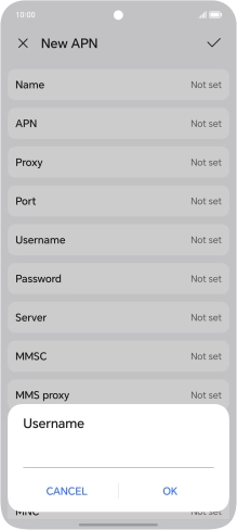 Key in o2 and press OK.