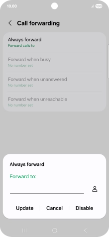 Press Disable.