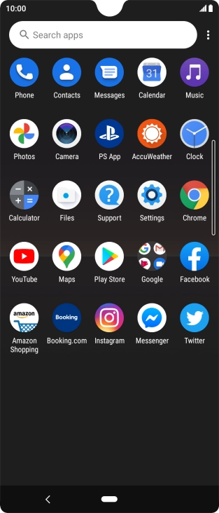 Press Google.