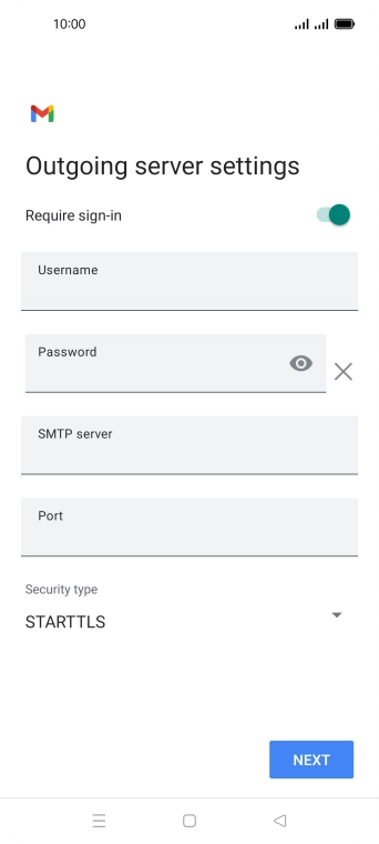 Press the indicator next to 'Require sign-in' to turn on the function.