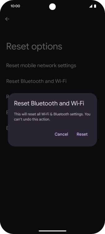 Press Reset.
