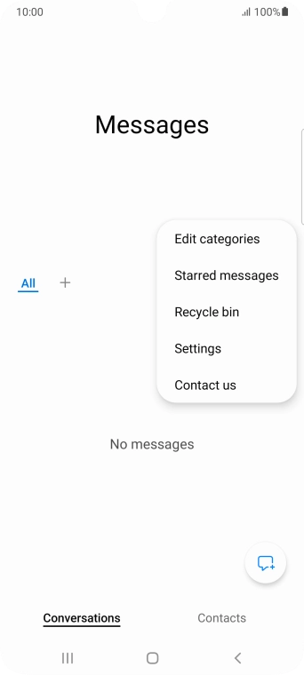 Press Settings.