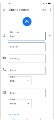 Press Surname and key in the required last name.