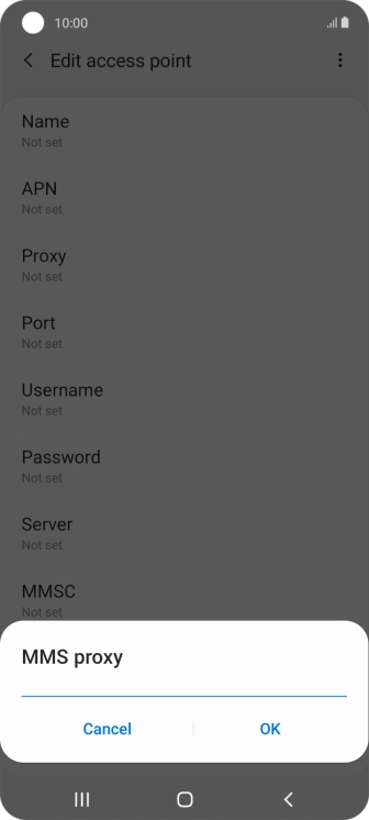 Key in 82.132.254.1 and press OK.