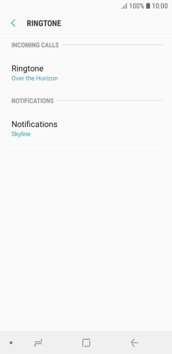 Press Ringtone.