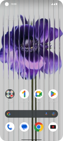 Slide two fingers downwards starting from the top of the screen.