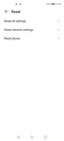 Press Reset phone.